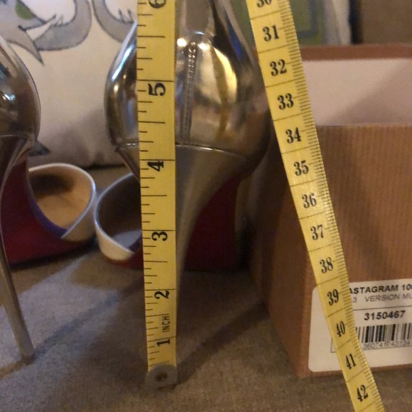 Christian Louboutin elastgram 100 spec hip/veau Version multi - Picture 7 of 10